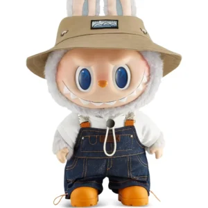POP MART THE Monsters Fall in Wild Series Plush Doll, 17 cm in Height Labubu Vinyl Plush Pendant, Cute Collectible Art Toy, Home Decor, Shelf Display, Gift Idea, Charm Room Accessory