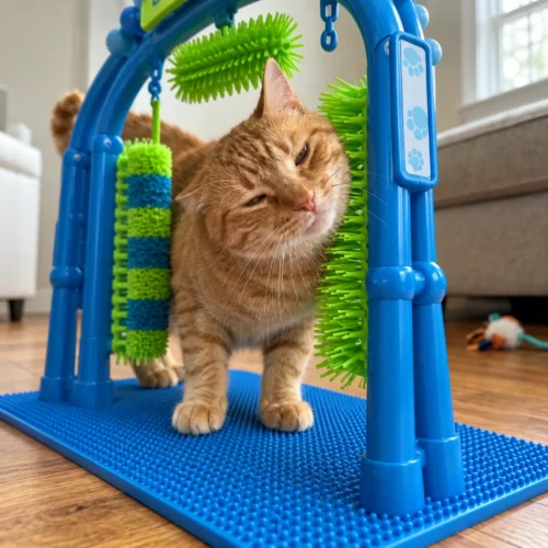 Tervilo Cat Wash Self-Grooming Arch photo review