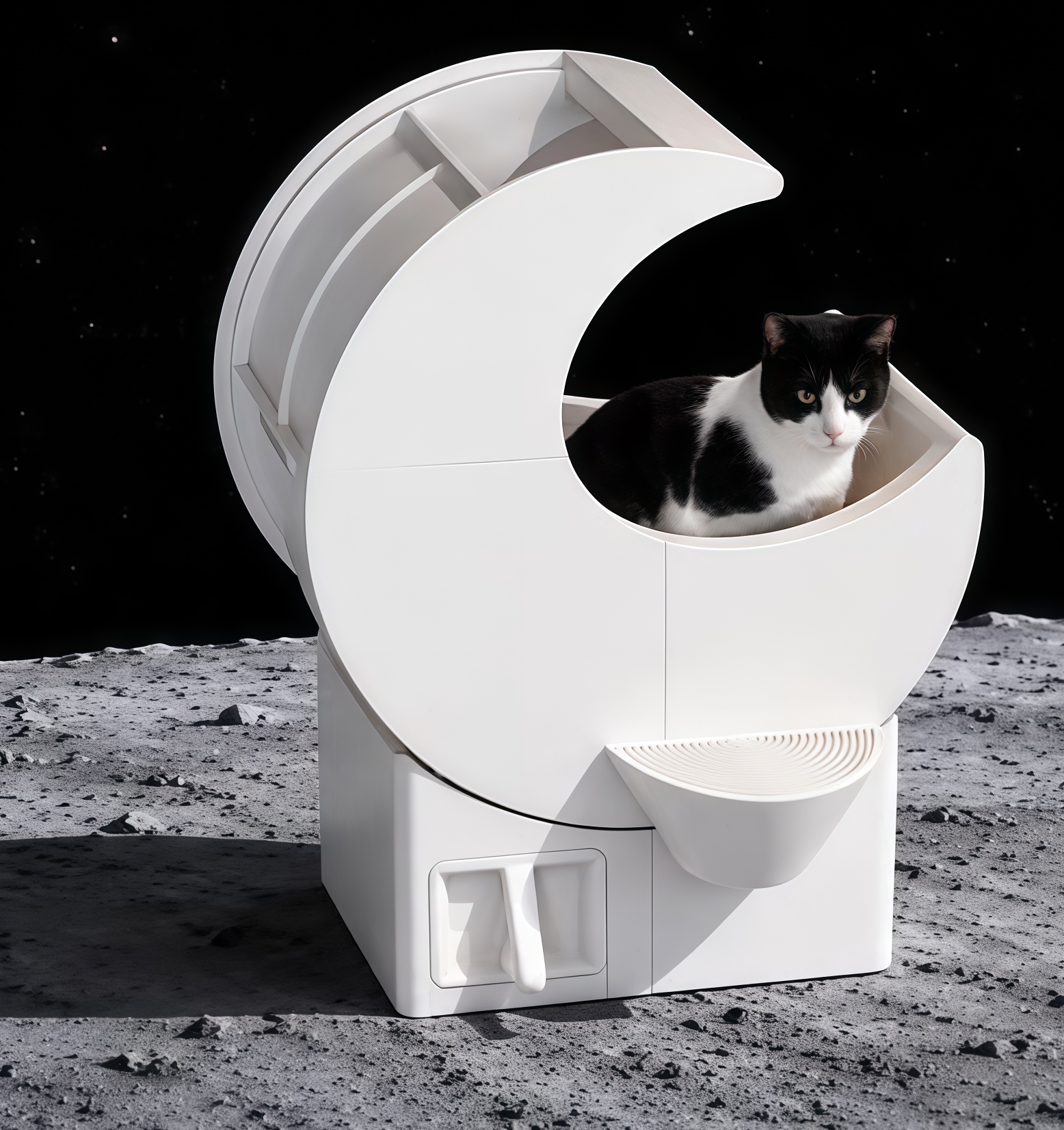 Manual No-Electricity Eco Cat Litter Box – Classic
